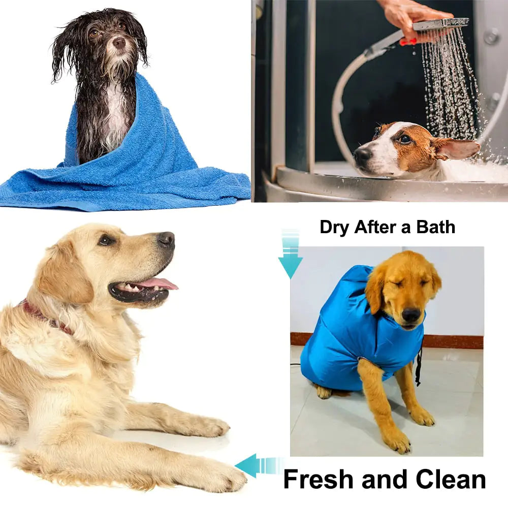 Portable Dog Blow Dryer - Quick, Efficient, and Gentle Drying Anywhere - PawsMartOnline