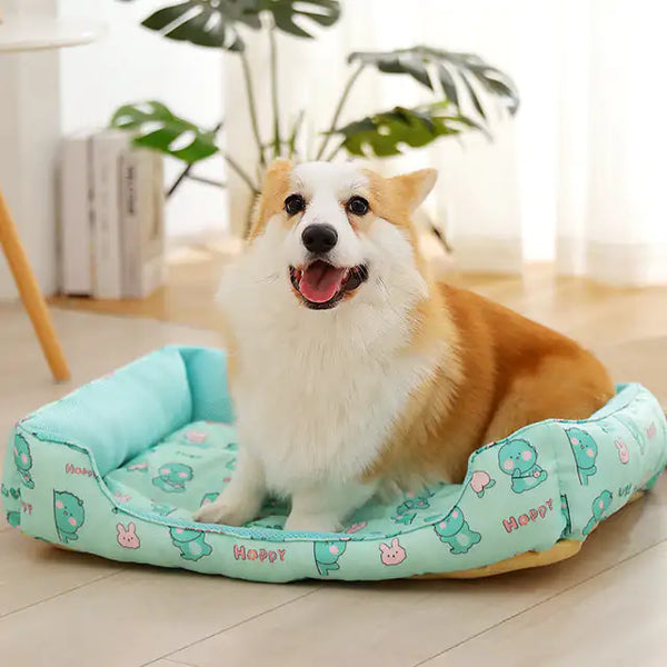 Cooling Oxford Cloth Pet Bed – Durable, Waterproof, and Comfortable - PawsMartOnline