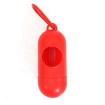 red- Pet Waste Bags And Dispensers