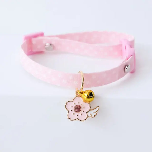 Cat and Small Dog collar - PawsMartOnline Cherry / Small 7-12"