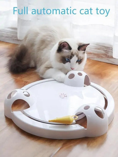 Automatic Interactive Cat Toy - USB Rechargeable Kitty Fun