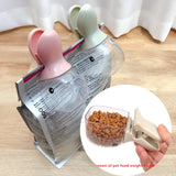 Pet Food Scoop with Bag Clip