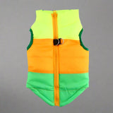 Waterproof Winter Dog Coat with Built-In Harness – Warm & Stylish Vest - PawsMartOnline Yellow/Orange/Green / Extra Small