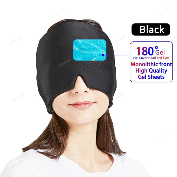 Migraine Relief Hat - Hot & Cold Therapy for Effective Comfort