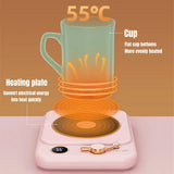 Stylish Mug Warmer - 3 Temp Electric Coffee Heater with Auto-Off