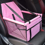 Canine Car Seat - Safe, Comfortable, and Breathable for Small Pets - PawsMartOnline Pink / 15.7 x 11.8 x 9.6 inches