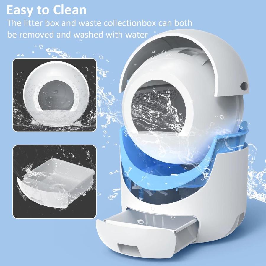 Affordable Automatic Cleaning Litter Box - Hassle-Free, Self-Cleaning - PawsMartOnline Pets