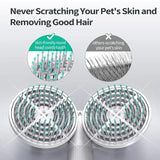 Negative Ions Dual Head Pet Brush