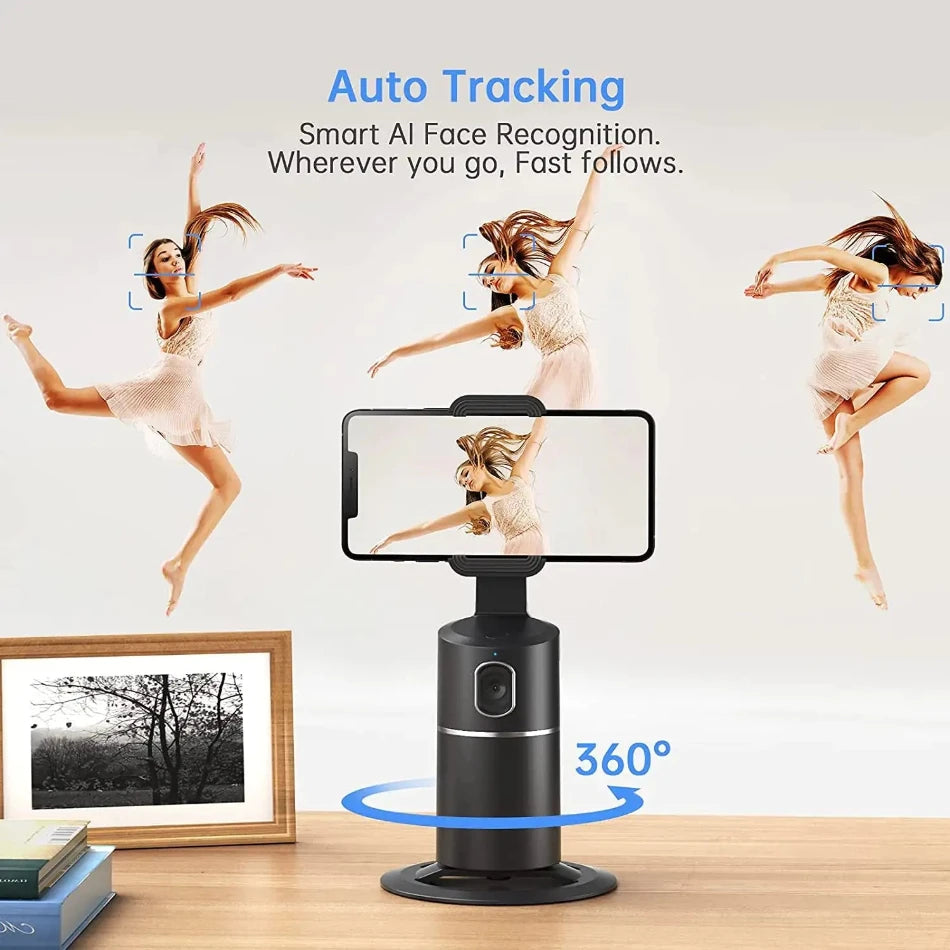 Phone Stand - 360° Auto-Tracking Smart Stand for iOS & Android