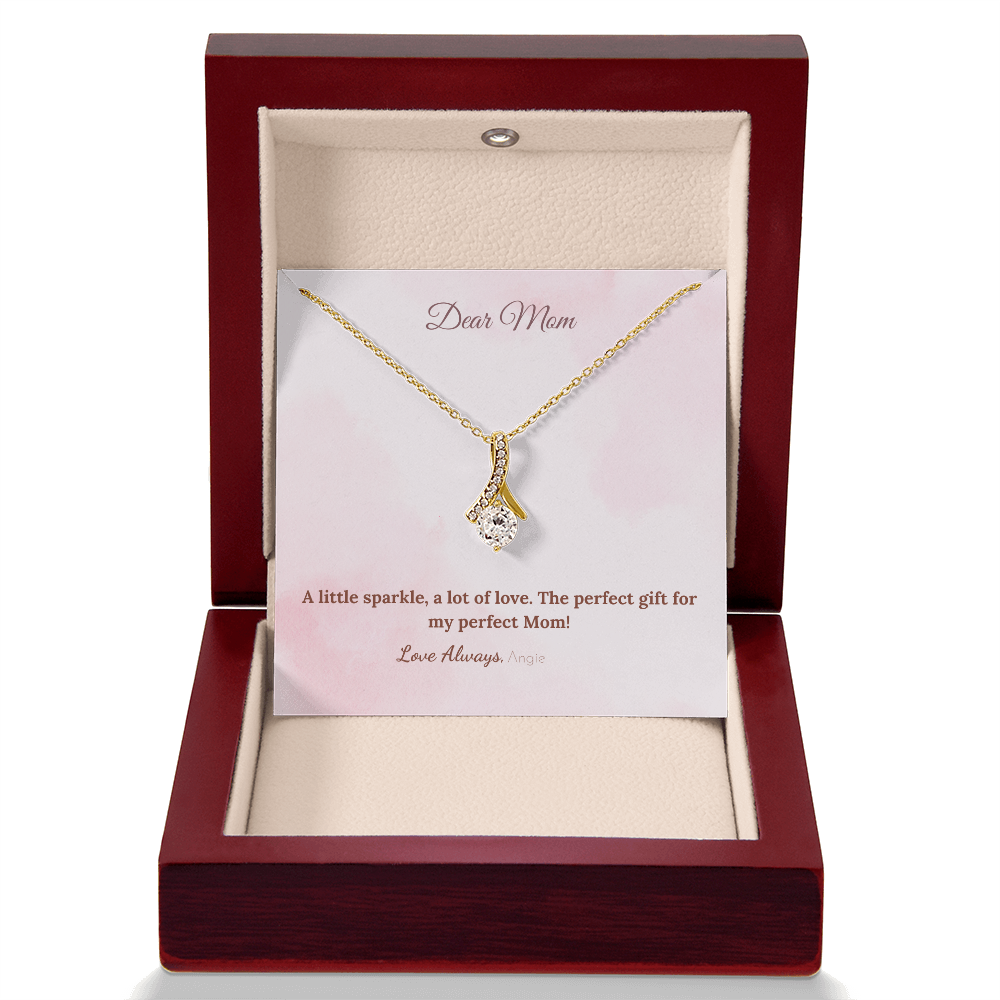 Personalized Alluring Beauty Necklace – The Perfect Gift for Mom