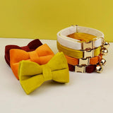 Kitten Bow Tie Collar - Soft Velvet Elegance for Your Feline Friend - PawsMartOnline