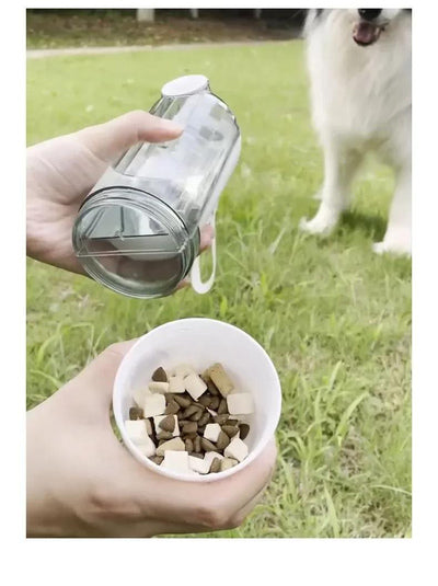 The Pawfect Companion: 2-in-1 Water and Food Bottle - PawsMartOnline