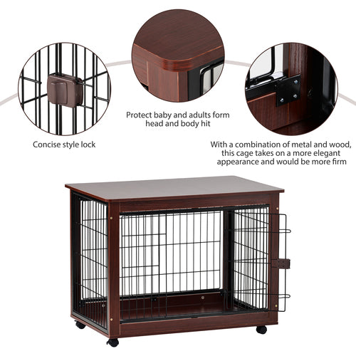 Dog Crate Furniture: End Table by Day, Cozy Den by Night - PawsMartOnline Pets