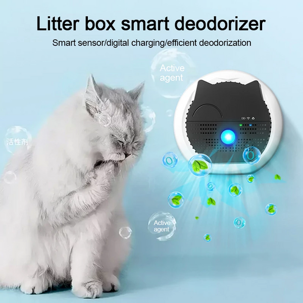 Air Purifier for Cat Litter with Dual-Effect Purification - PawsMartOnline Pets