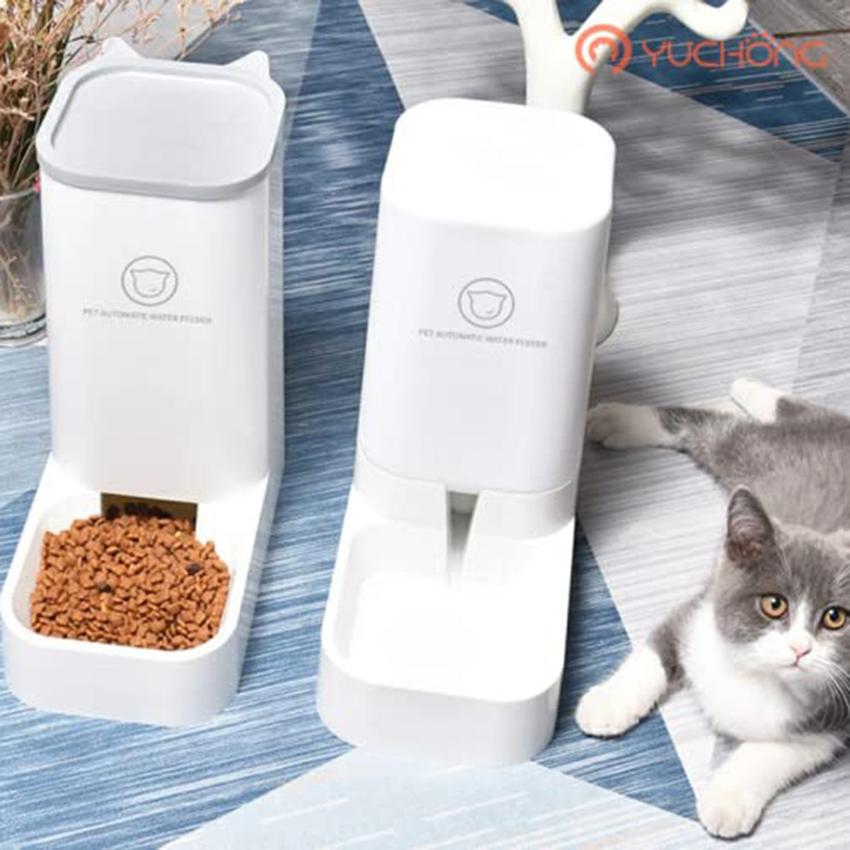 Automatic Pet Food and Water Dispenser - Convenient and Efficient - PawsMartOnline