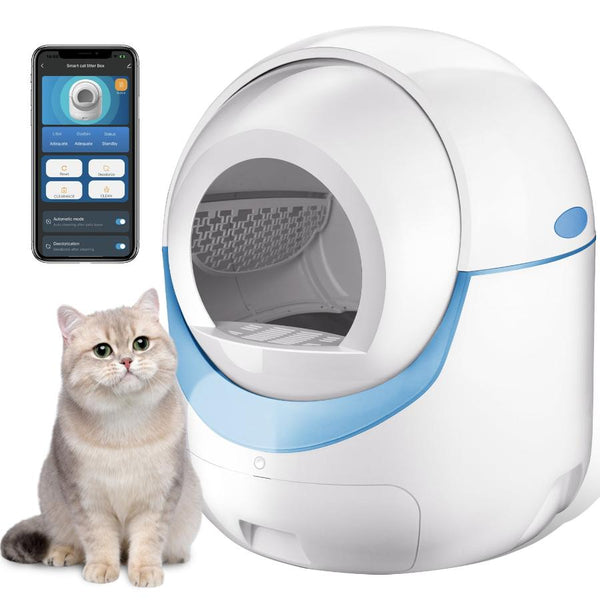 Affordable Automatic Cleaning Litter Box - Hassle-Free, Self-Cleaning - PawsMartOnline Pets