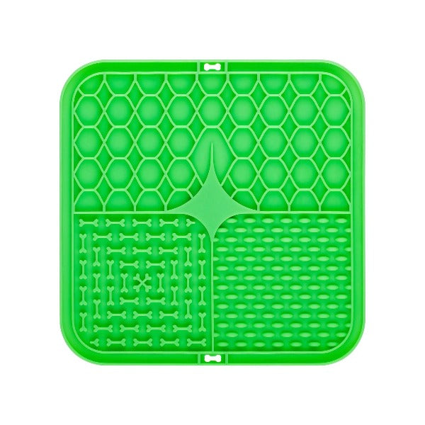 Dog Lick Pad - Stress Relief & Dental Health - PawsMartOnline Green (8")