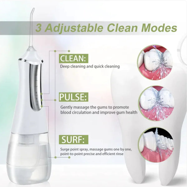 Aqua Floss Pro Rechargeable Waterpiker & Water Flosser