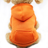 Dog Hooded Sweatshirt: Keep Your Pet Cozy and Stylish - PawsMartOnline Orange / Small