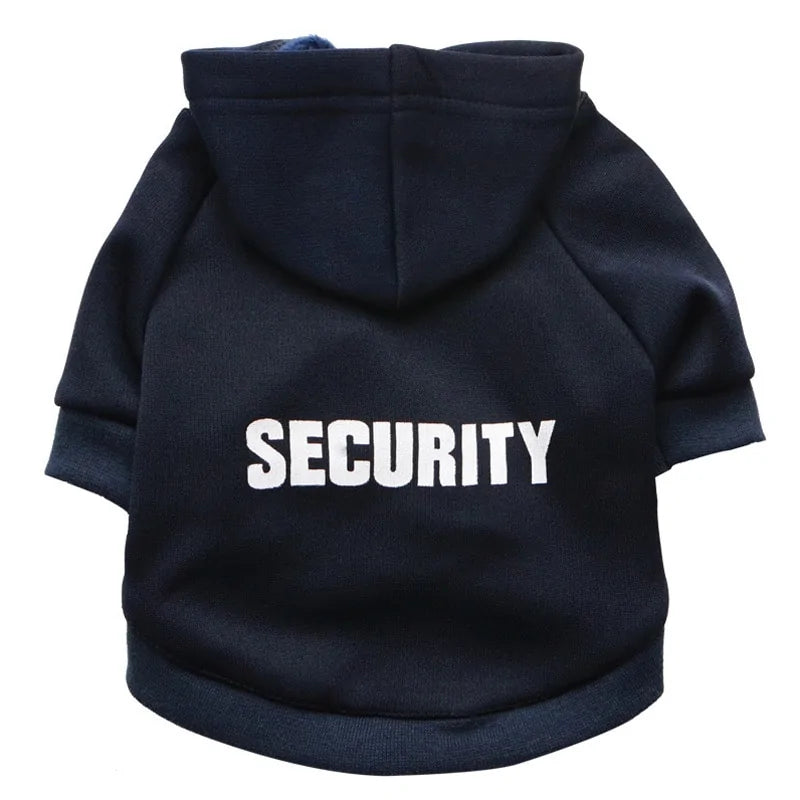 Dog Hooded Sweatshirt - Stylish, and Perfect for Any Occasion - PawsMartOnline Navy Blue Security / Extra Small