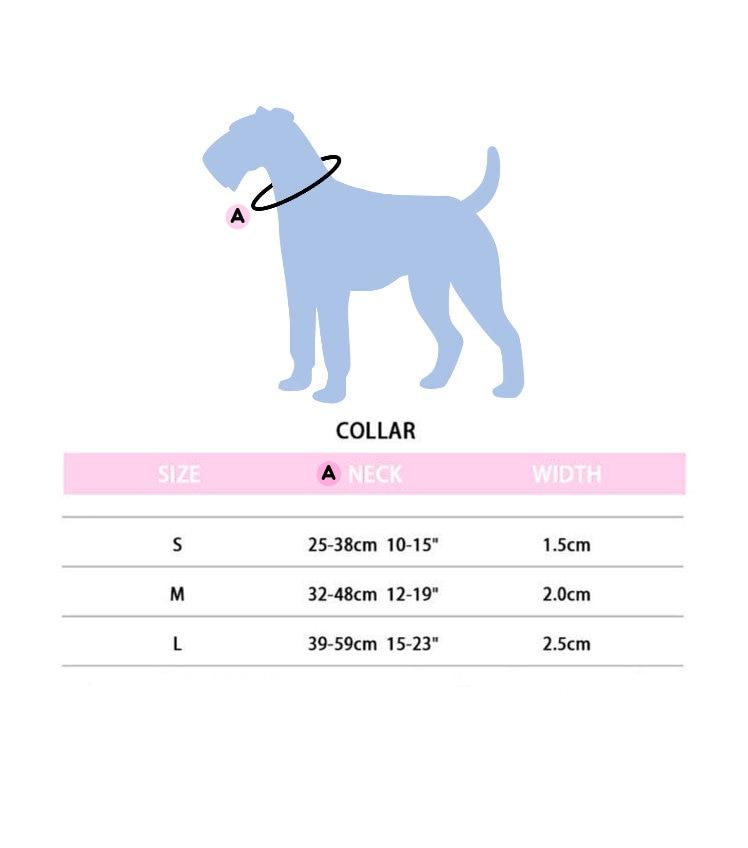 Precious Peach Adjustable Nylon Dog Collar - PawsMartOnline Pets