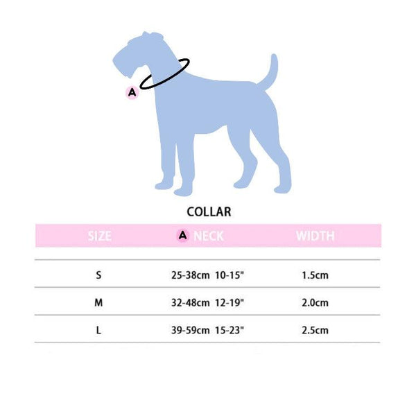 Precious Peach Adjustable Nylon Dog Collar - PawsMartOnline Pets