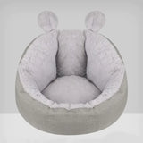 Cozy Cat Bed - Raised Rim for Support & Waterproof Bottom