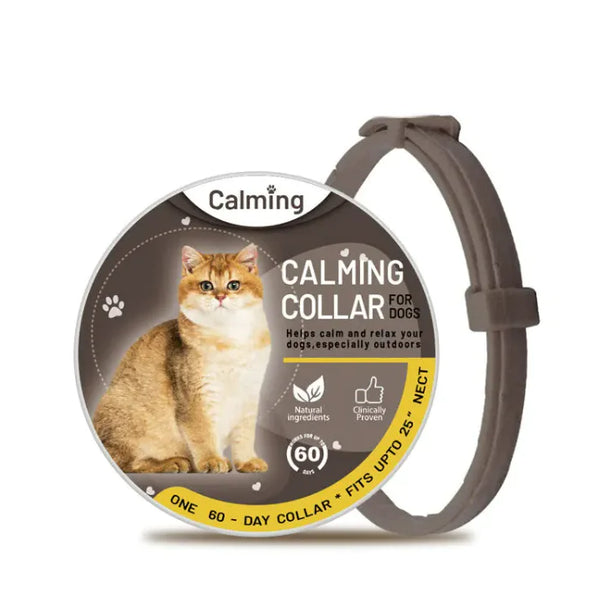 Calming Collar for Cats & Dogs - PawsMartOnline Coffee / Cat