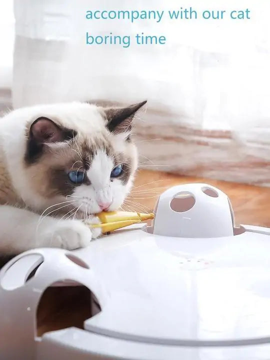 Automatic Interactive Cat Toy - USB Rechargeable Kitty Fun