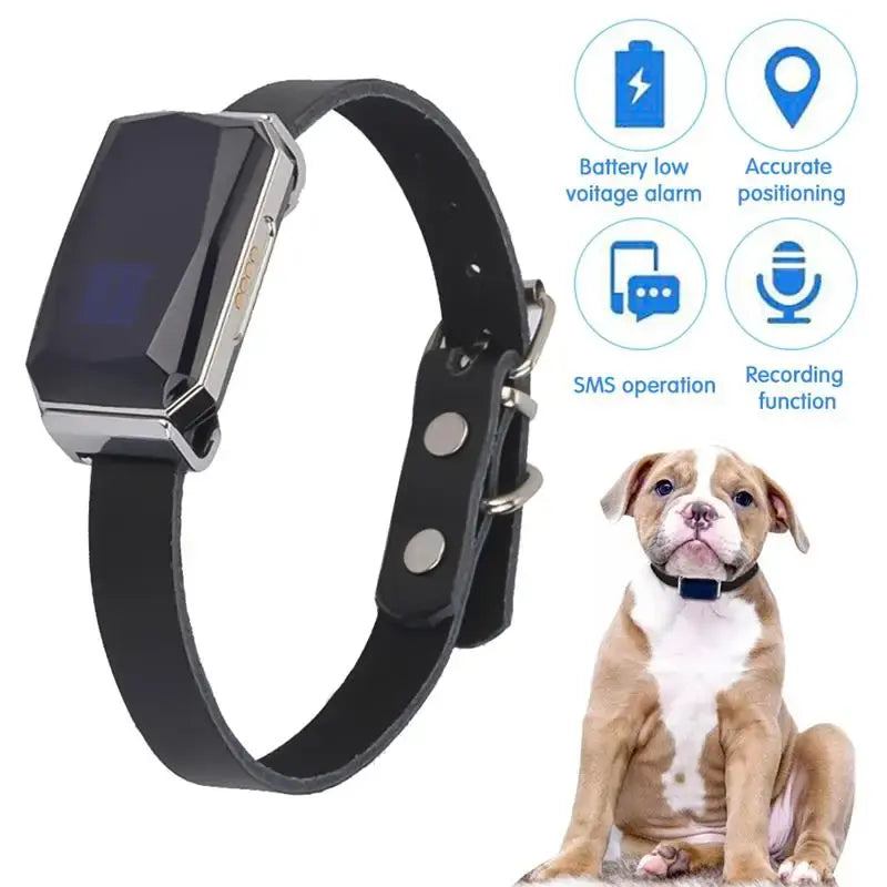 GPS Dog Collar - Waterproof Pet Tracker with Health Monitoring - PawsMartOnline