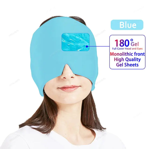 Migraine Relief Hat - Hot & Cold Therapy for Effective Comfort