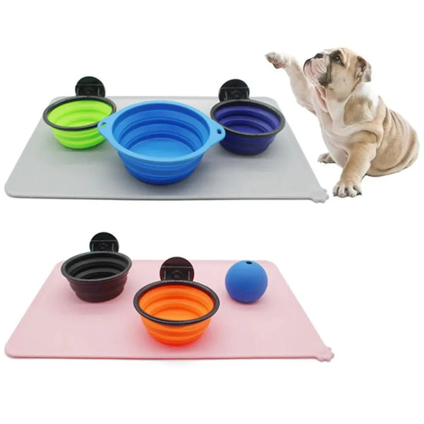 Silicone Dog Bowl Mat - PawsMartOnline