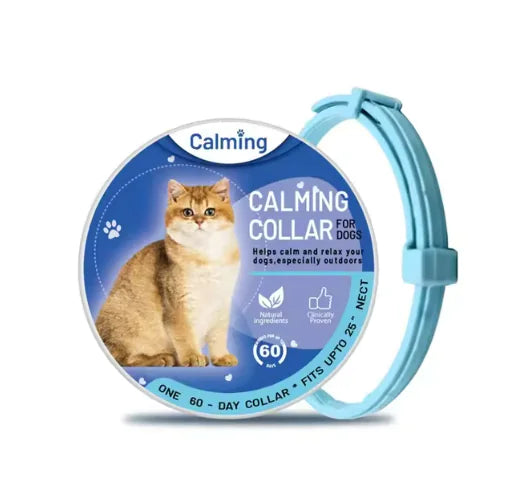 Calming Collar for Cats & Dogs - PawsMartOnline Blue / Cat