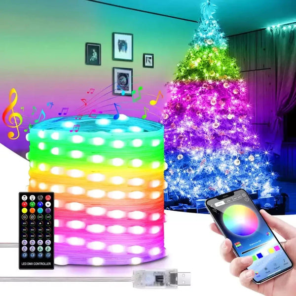 Christmas Lights – Smart LED Outdoor, Remote-Controlled