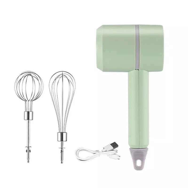 Cordless Handheld Mixer - Portable & Multi-Speed for Versatility