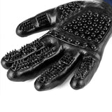 Gentle Dog and Cat Grooming Gloves - PawsMartOnline Black / 1 Pair