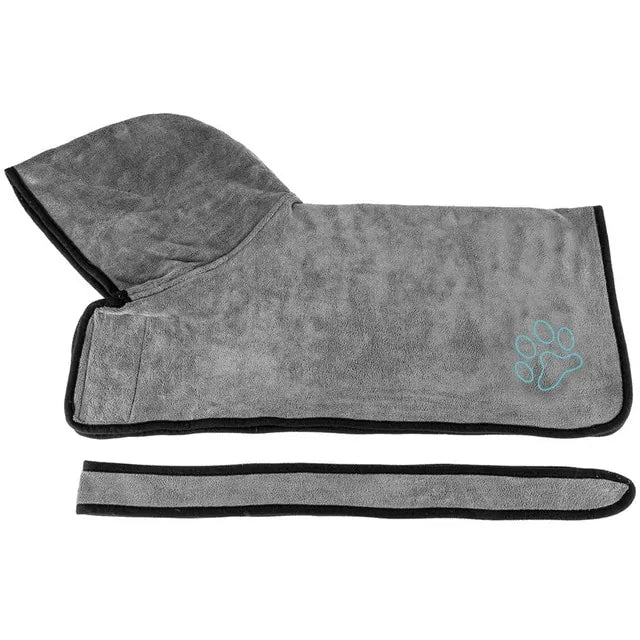 Gray- Microfiber Pet Towel