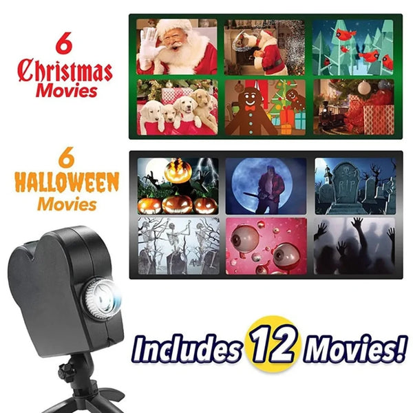 Christmas Projector – Halloween & Holiday Movie Display