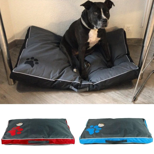 Cozy Washable Dog Bed - PawsMartOnline Blue / Medium