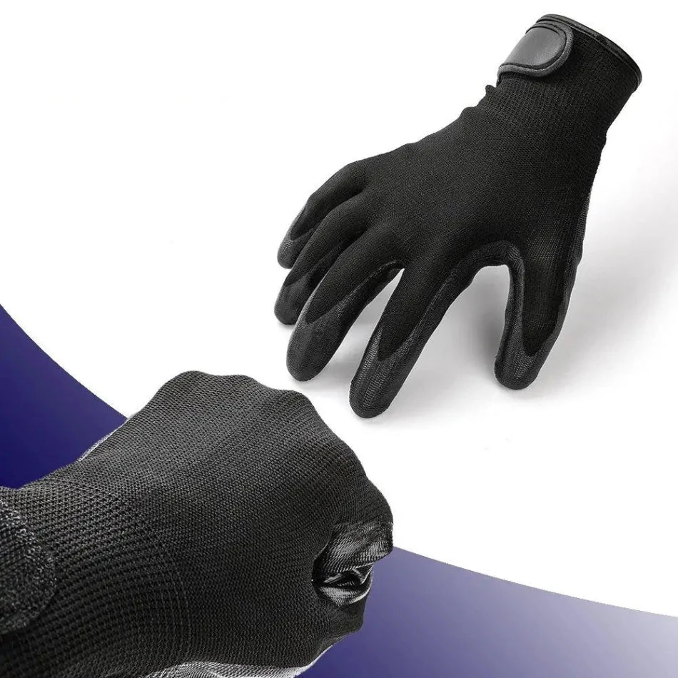 Gentle Dog and Cat Grooming Gloves - PawsMartOnline Black / 1 Pair