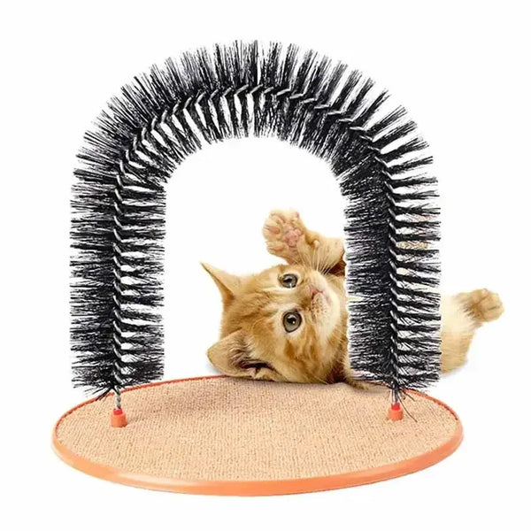 Cat Toy Arch – Self-Grooming & Scratching Fun for Your Feline - PawsMartOnline