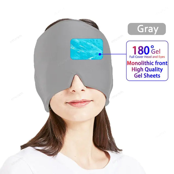 Migraine Relief Hat - Hot & Cold Therapy for Effective Comfort