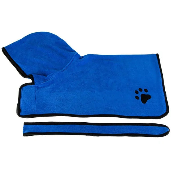 Blue-Microfiber Pet Towel