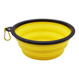 YELLOW Collapsible Silicone Pet Bowl