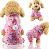 Dog Fleece Pajamas – Soft, Cozy, and Perfect for Chilly Nights - PawsMartOnline