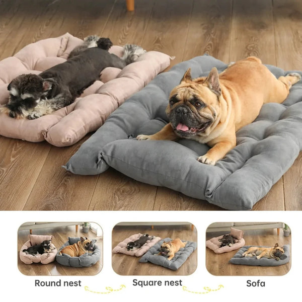 Convertible Dog Sofa Bed - Cozy, Stylish, and Durable - PawsMartOnline