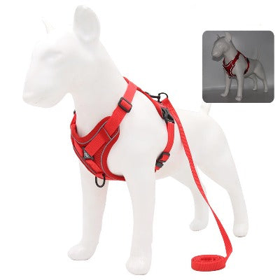 red affordable pet harness