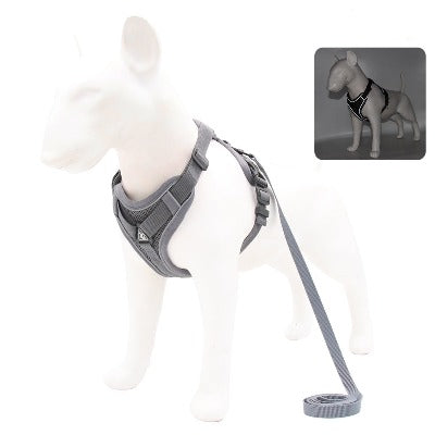 gray affordable pet harness