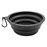 BLACK Collapsible Silicone Pet Bowl