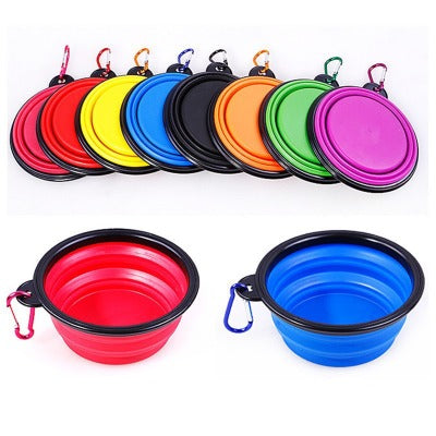 ALL THE COLORS OF Collapsible Silicone Pet Bowl